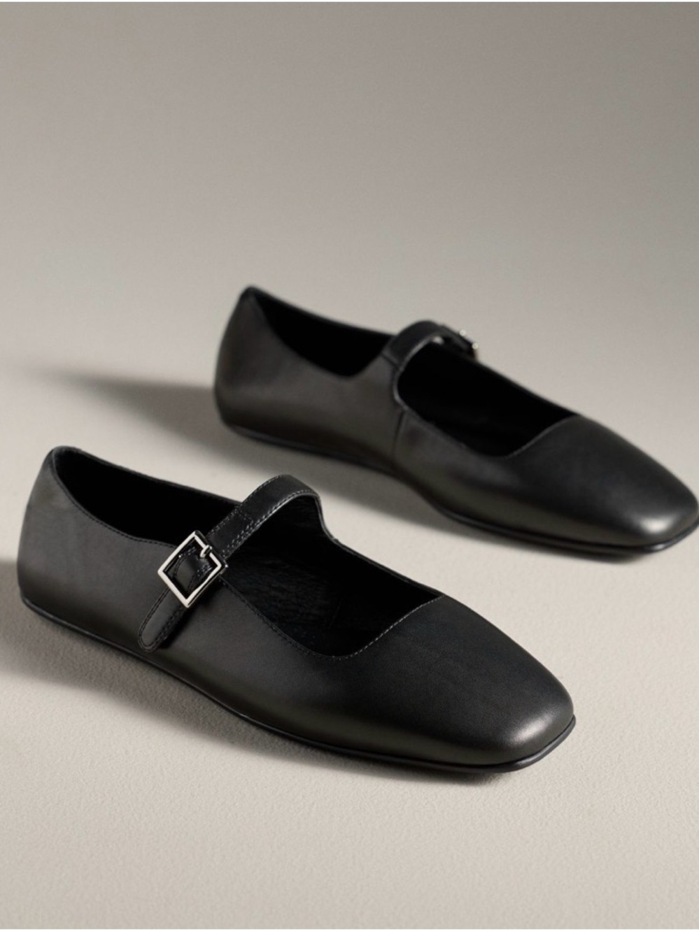 Jeffrey Campbell Elise Cow Leather Mary Jane Flats, Size 8